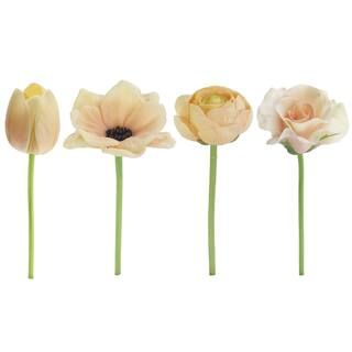 Assorted Peach Faux Real Flower Pick by Ashland® | Michaels Stores