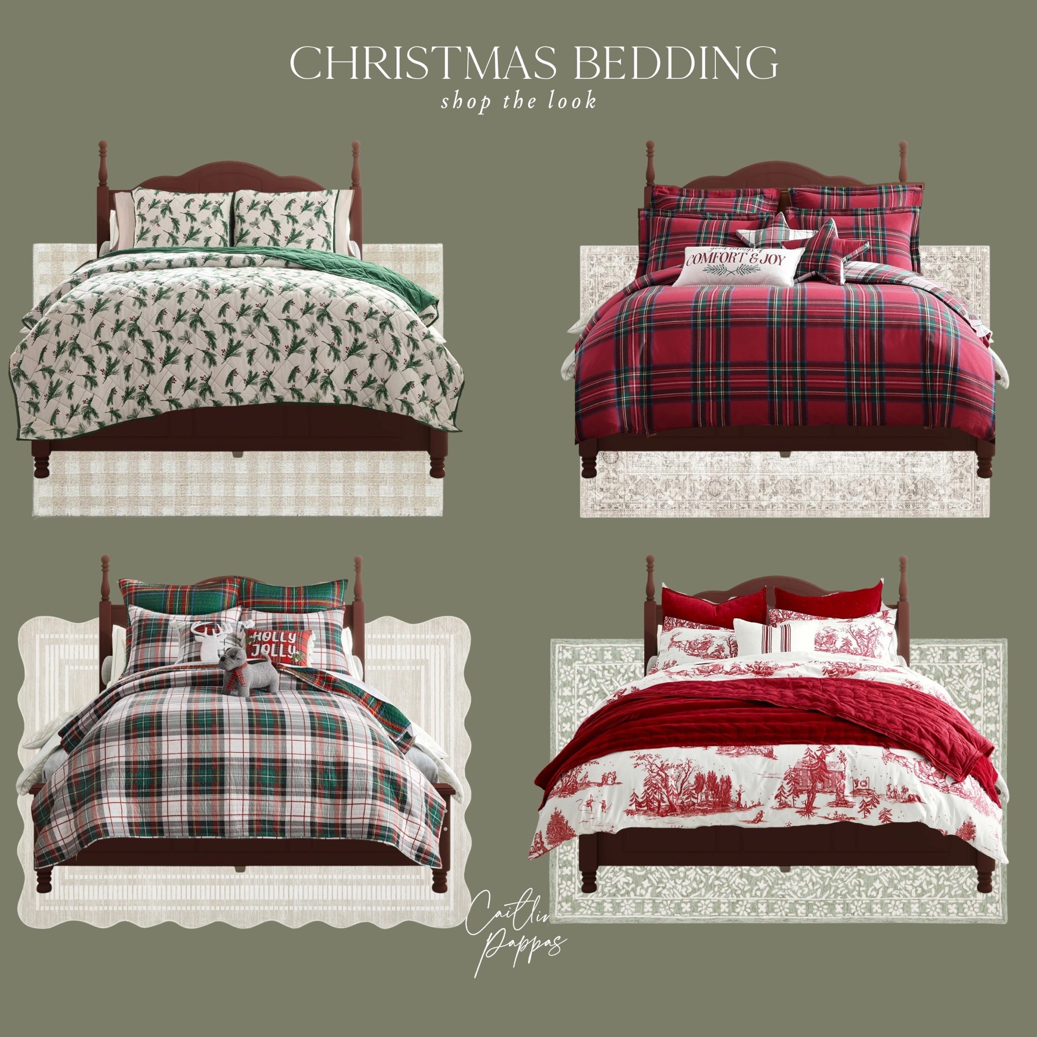 Christmas bedding for the holiday season 🎄 I love adding a festive touch to our guest rooms, bedrooms, and cozy spaces this time of the year. Christmas home

#LTKHome #LTKHoliday