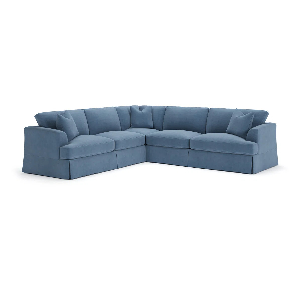 Lucia 4-Piece Slipcovered Sectional | Wayfair North America