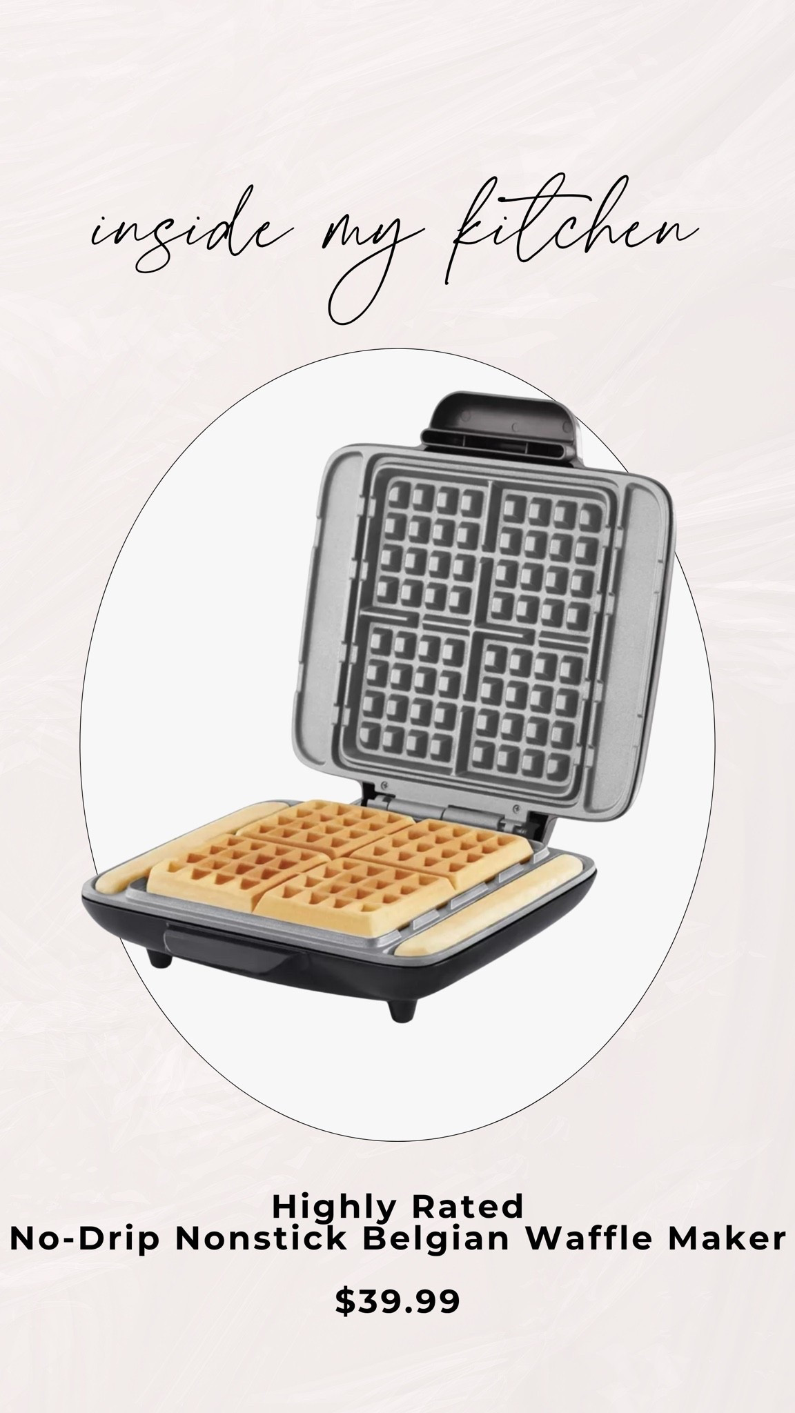 Love this waffle nonstick waffle maker on target only $39.99!!

#target #wafflemaker #momlife #kitchenfinds #kitchengadgets #targethome

#LTKfoodie #LTKmomlife #LTKHome