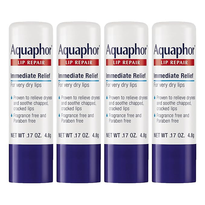Aquaphor Lip Repair Stick with Jojoba Oil and Shea Butter, Moisturizing Lip Balms, Fragrance Free... | Amazon (US)