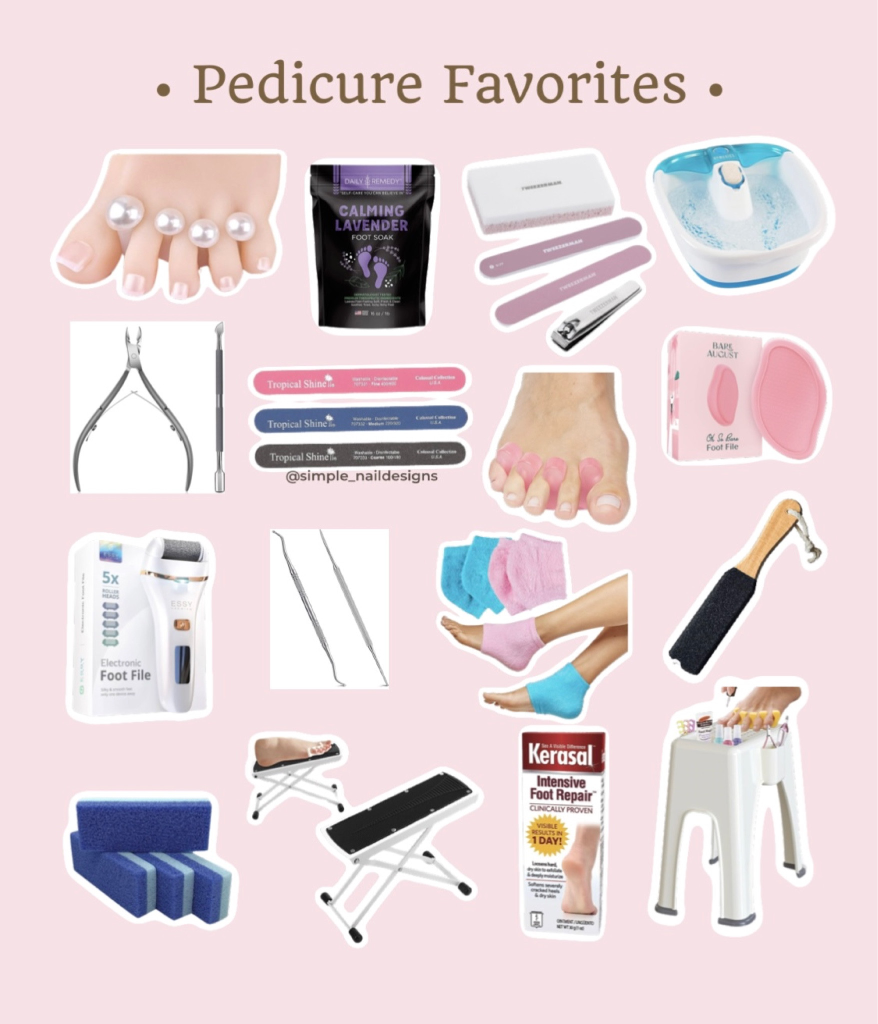 Pedicure Favorites | Amazon Finds

*Heart this post and be notified of price drops | then shop from your Favorites*

#pedicure #diypedicure #amazon #pedicuremusthaves #nails #amazonnailfinds #affordablefinds 

#LTKhome #LTKGiftGuide #LTKbeauty