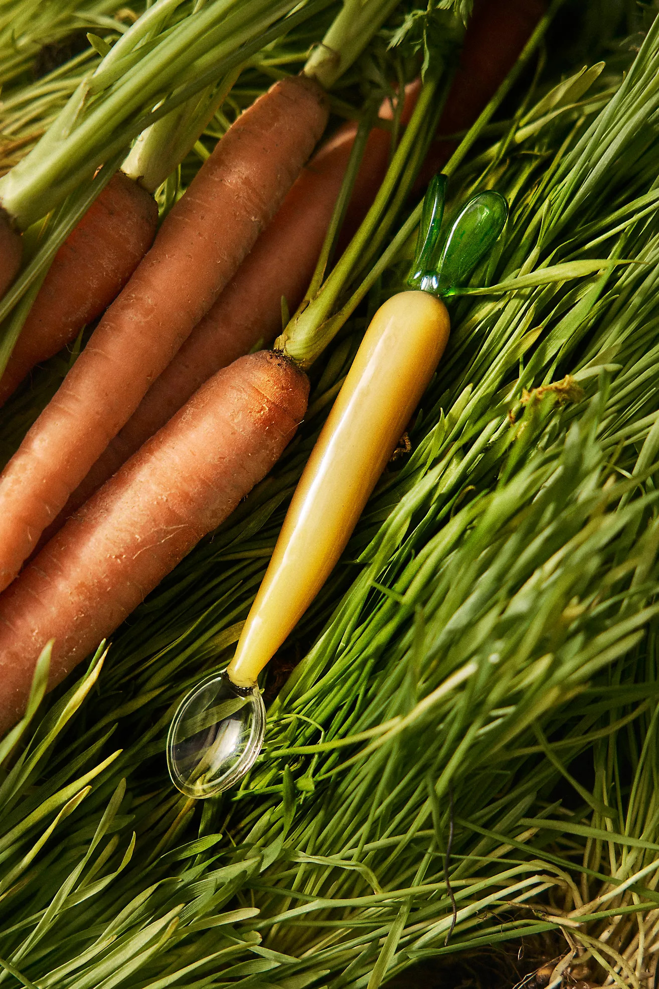 Carrot Glass Spoons, Set of 2 | Terrain