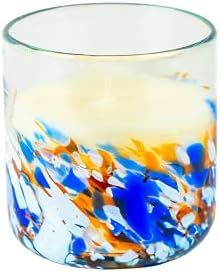 ANTONI BARCELONA Scented Candle with Recycled Glass Unique Decored Jar Aromatherapy Colored Mosai... | Amazon (US)