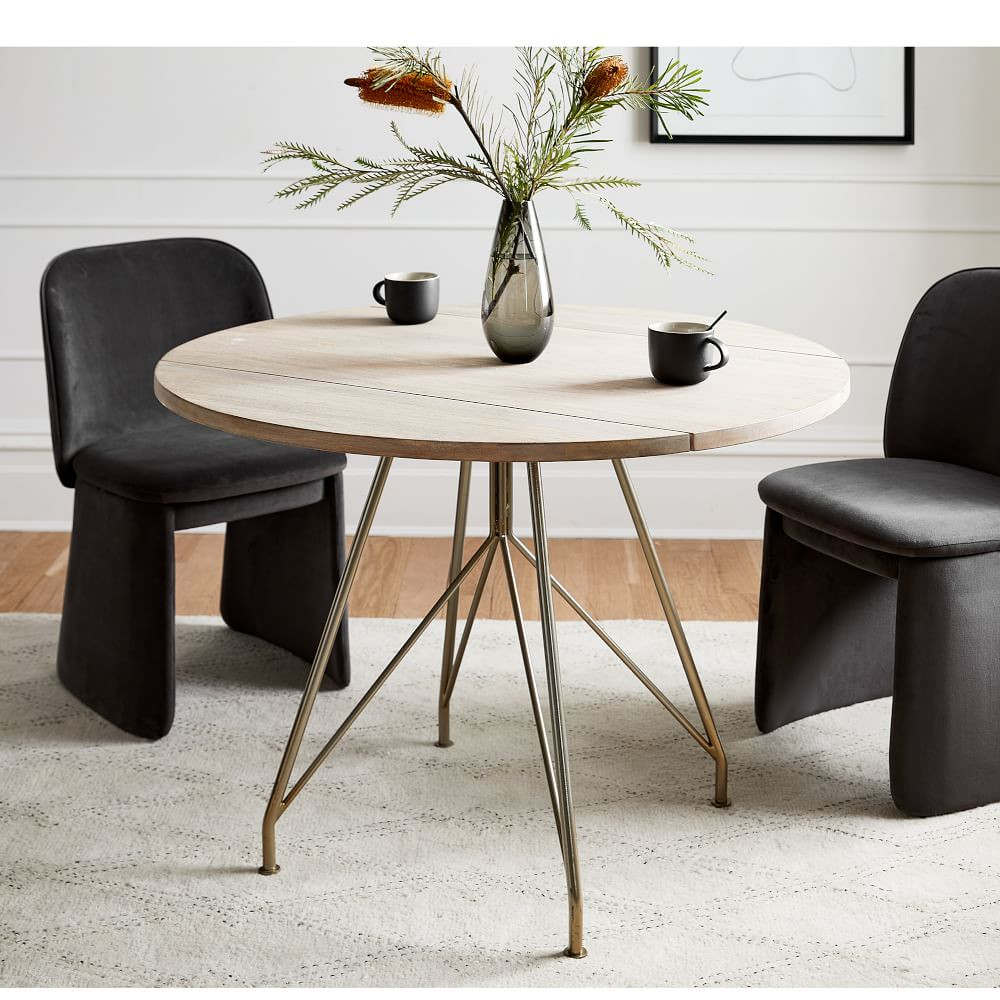 Jules Drop Leaf Expandable Dining Table (22"&ndash;42") | West Elm (US)