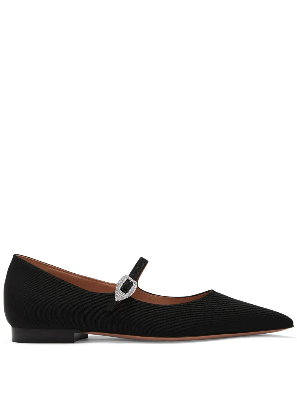 Malone Souliers Kate Ballerina Shoes | Black | FARFETCH UK | Farfetch Global