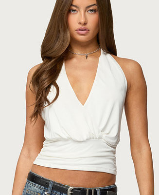 Women's Niya V Neck Halter Top | Macy's