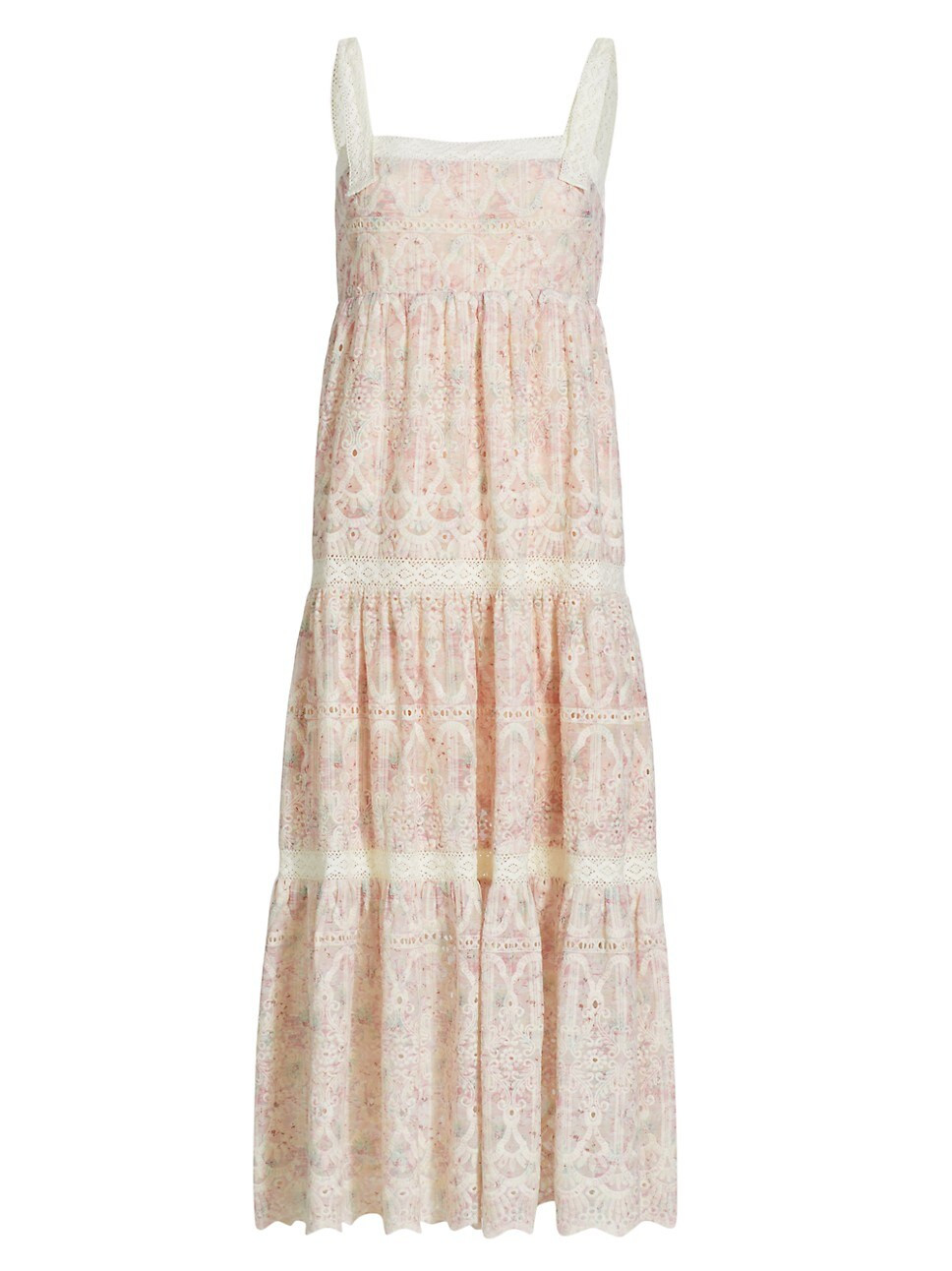 Amilia Geometric Lace Midi-Dress | Saks Fifth Avenue