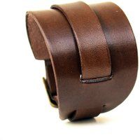 Chunky Leather Bracelet, Wide Wristband, Unisex Men Women Bangle, Wrist Cuff Band Leather Casual Jew | Etsy (US)