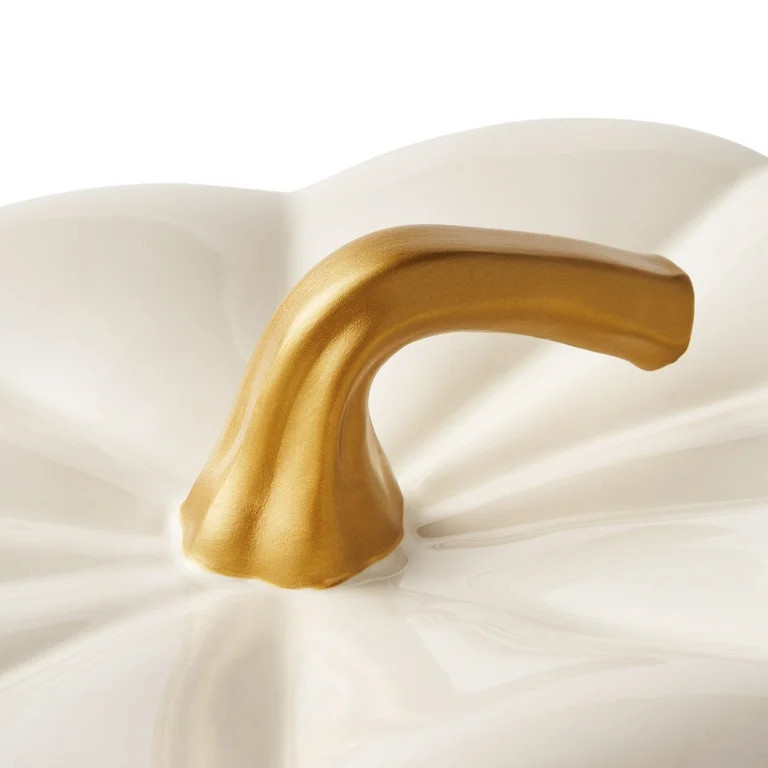 The Pioneer Woman Pumpkin 9 x 13" Oval Linen Stoneware Casserole Dish with Lid | Walmart (US)