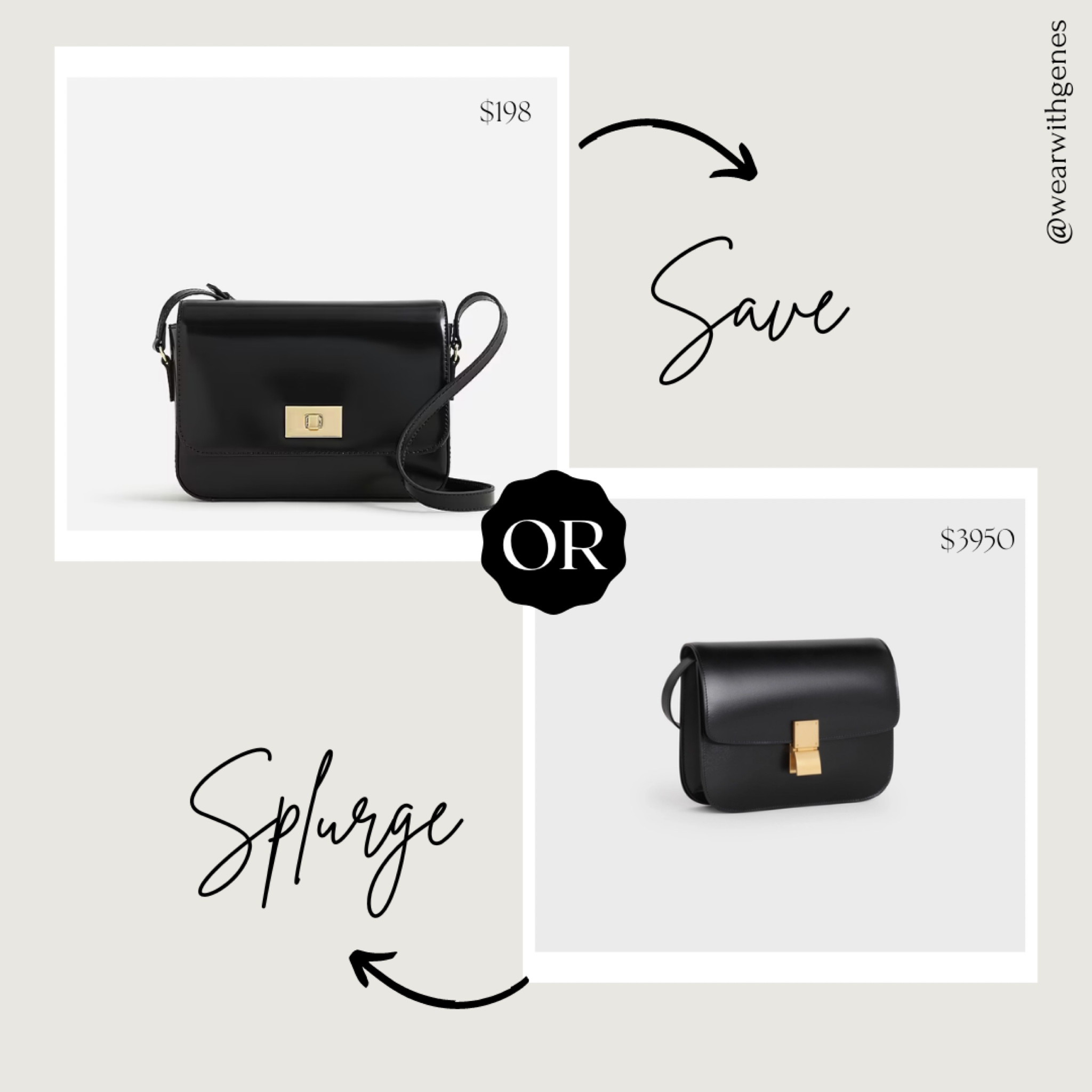 Splurge or Save - this Celine box bag look alike from JCrew is perfect! 

#LTKstyletip #LTKitbag