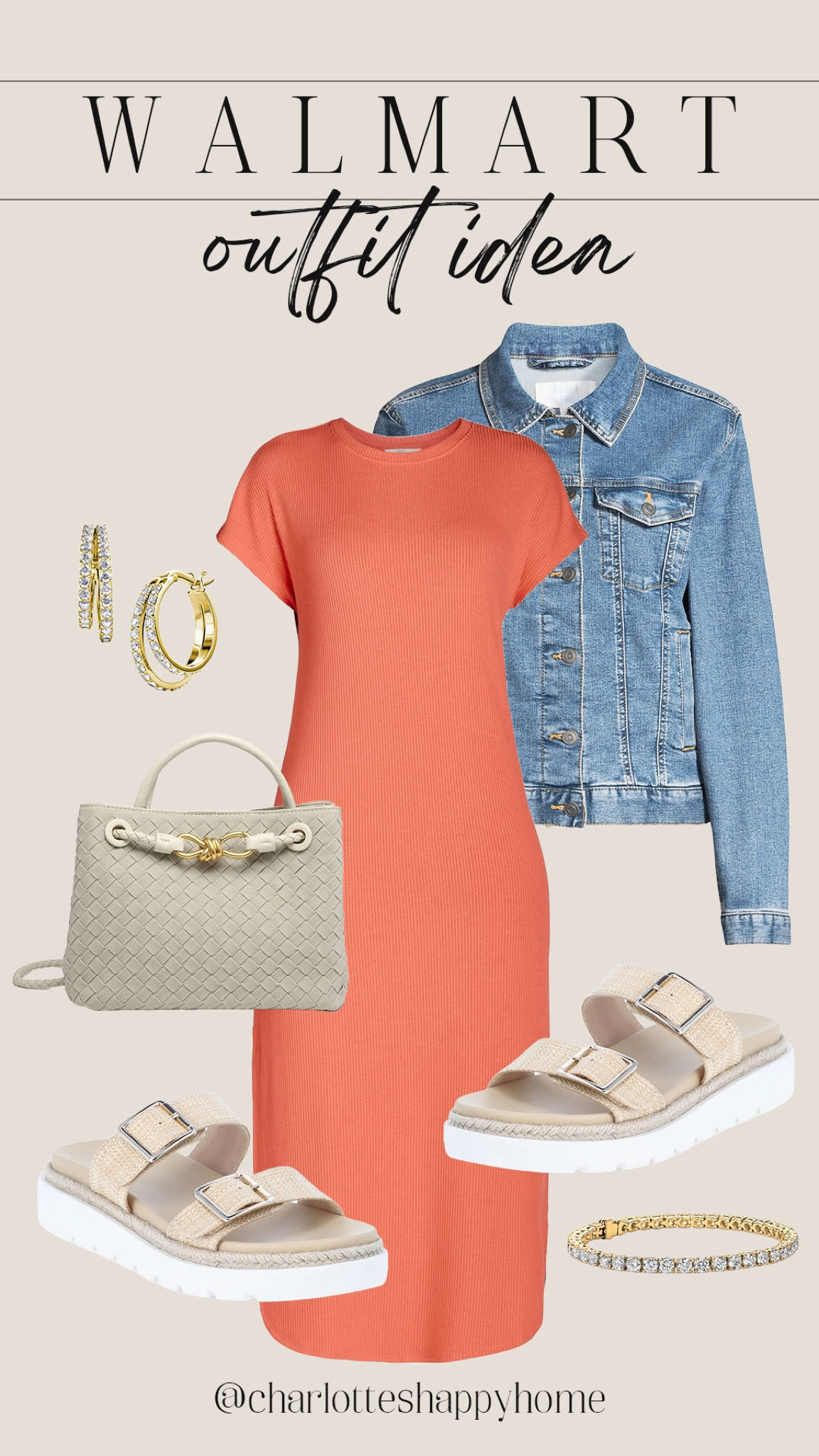 The perfect spring outfit from Walmart! 

#walmartfashion

Walmart fashion. Walmart new arrivals. Walmart style. Walmart tshirt dress. Walmart denim jacket. Walmart designer inspired handbag. Walmart designer inspired sandals  

#LTKSeasonal #LTKStyleTip #LTKFindsUnder100