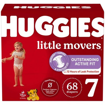 Huggies Little Movers Diapers  - Size 7 - 68 ct | Target