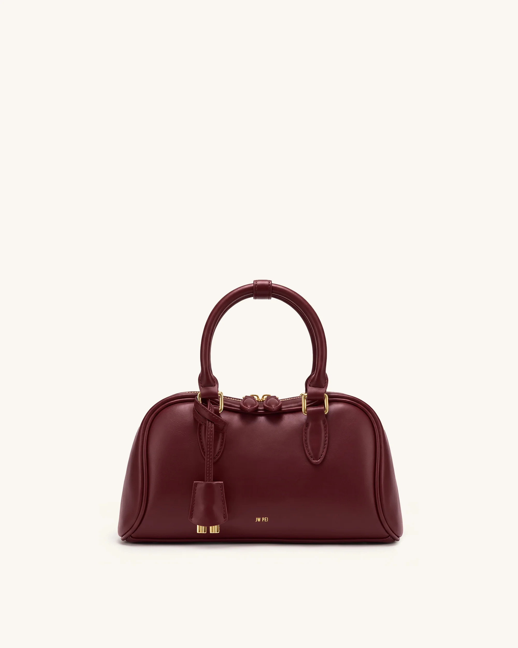 Rosalie Bowler Top Handle Bag - Dark Burgundy | JW PEI US