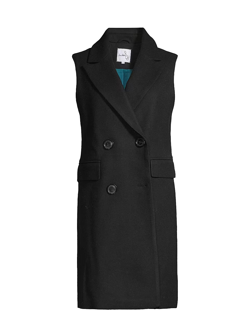 Double-Breasted Longline Vest | Saks Fifth Avenue
