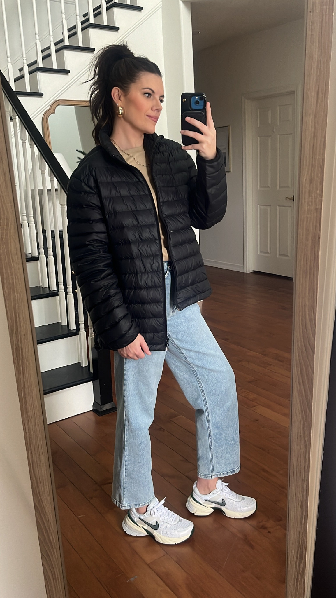 Love these jeans! So comfortable and true to size. Nikes are true to size.

#LTKfindsunder50 #LTKstyletip #LTKshoecrush