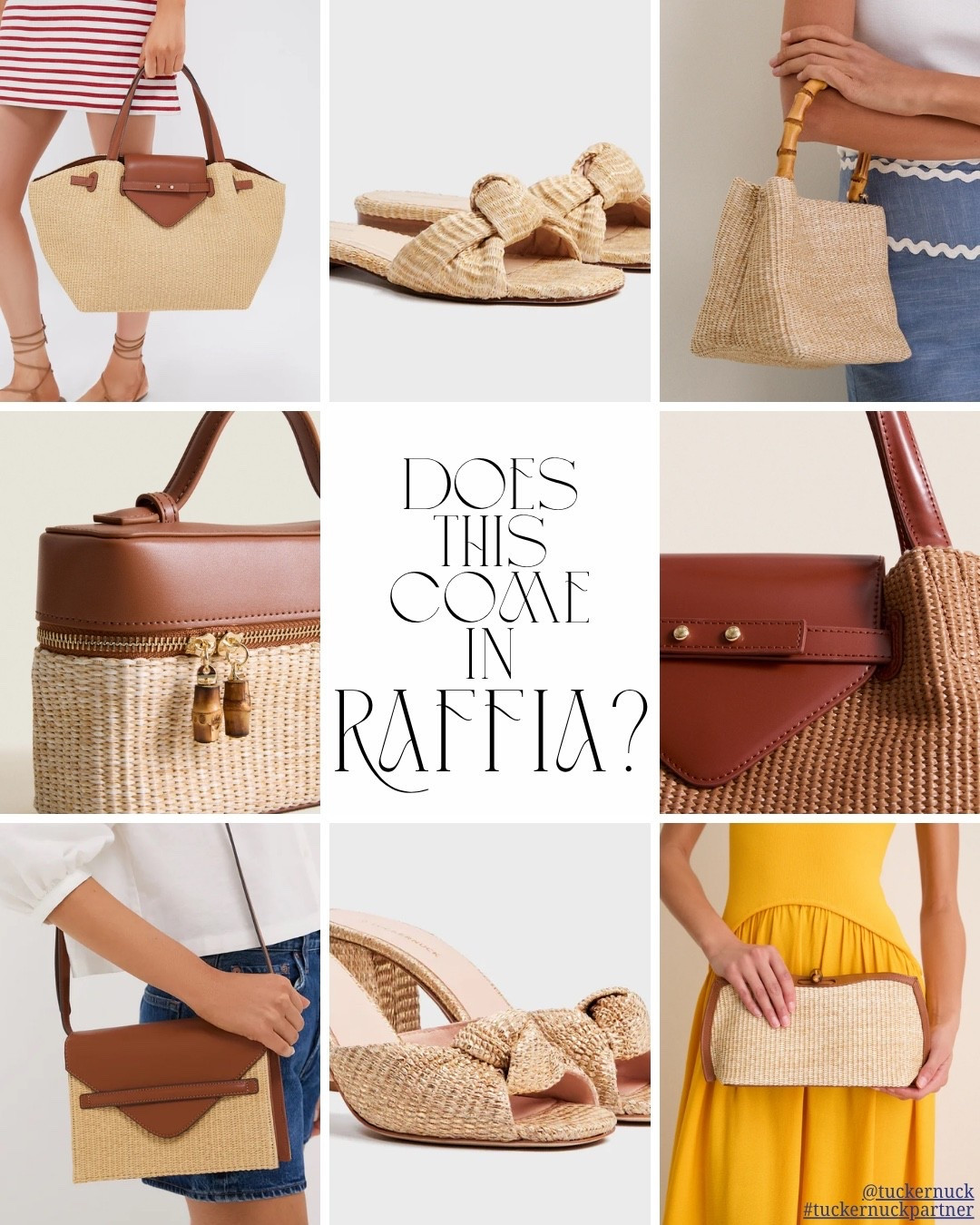 Prettiest raffia pieces -  just in time for spring and summer! @tuckernuck #tuckernuckpartner

#LTKootd #LTKTravel #LTKWorkwear