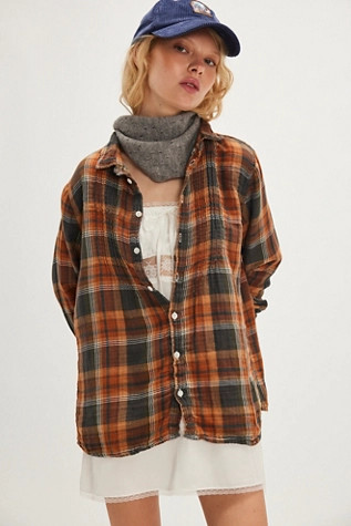 CP Shades Julie Tuck Plaid Shirt | Free People (Global - UK&FR Excluded)