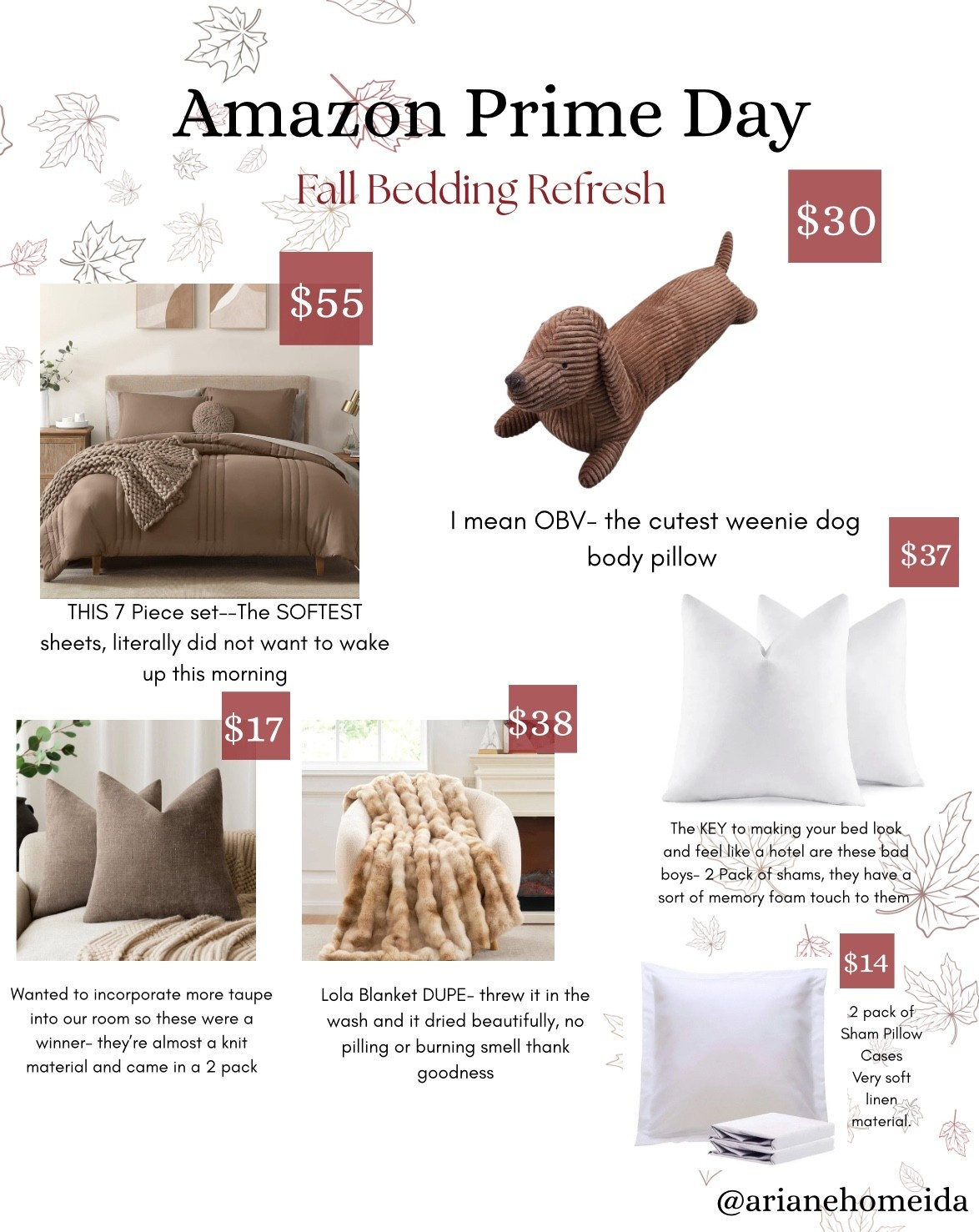 Fall Bedding Refresh! 🍁🍂 Amazon Prime Day Deals! 

Amazon Bedding
Amazon Home
Amazon Fall 
Amazon Comfy
Amazon Pillows
Amazon Decor 
Amazon Home Decor
Amazon Finds
Amazon Prime Day
Amazon Prime Day 2025
Amazon Finds 
Amazon Home 

#LTKHome