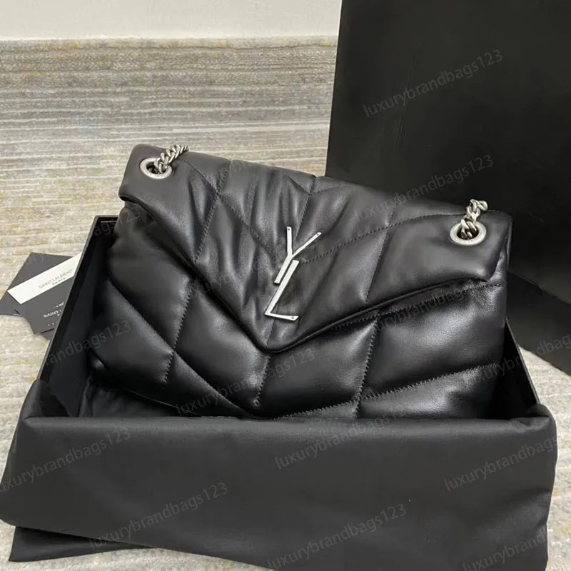 Designer Bags Women Purse SUNSET High Quality Chain Shoulder LOULOU Puffer Monogram Handbag Genui... | DHGate
