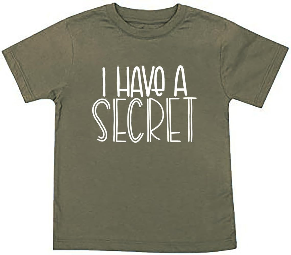 Big Brother I Have A Secret T Shirt Toddler Baby Boys Cotton Tee Promoted to Brother Boys Sibling... | Amazon (US)