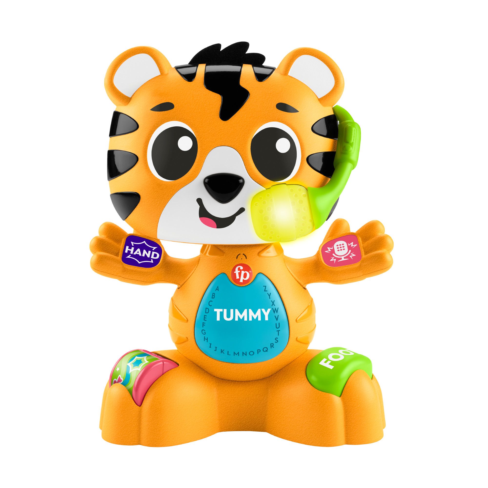 Fisher-Price Link Squad Bop & Groove Tiger Baby Learning Toy with Music & Lights - Walmart.com | Walmart (US)