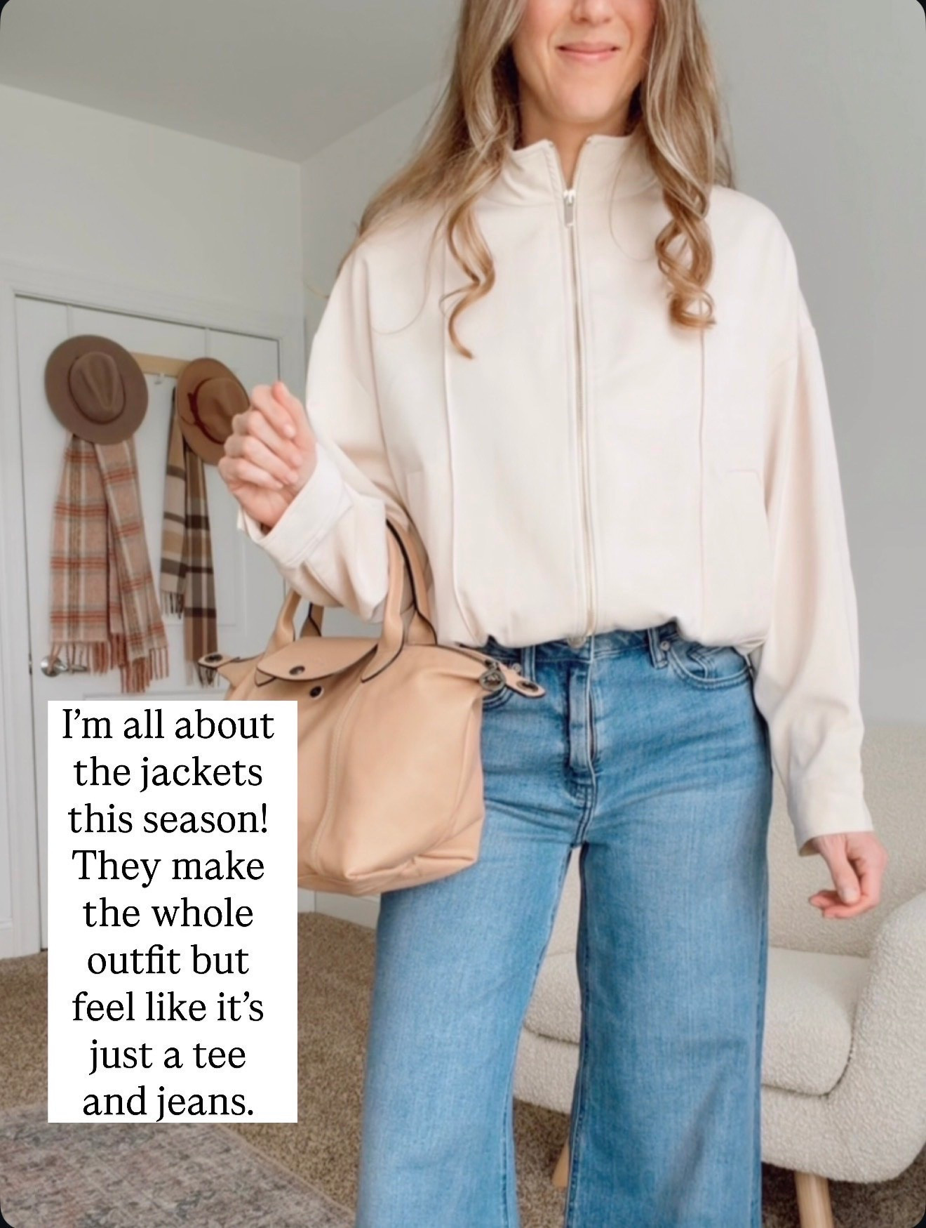 I'm obsessed with how this jacket instantly elevates my entire look.

cream jacket fall outerwear casual chic elevated basics comfortable style effortless dressing versatile pieces

#LTKWorkwear #LTKOver40 #LTKSeasonal