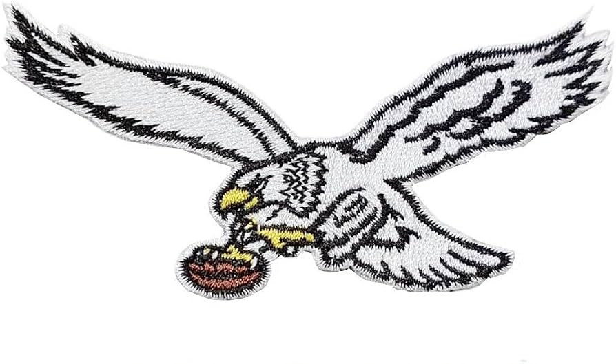 Smc Store White Eagle Rugby Fans Logo Patch Embroidery American Football Fan Favorite Team Iron O... | Amazon (US)