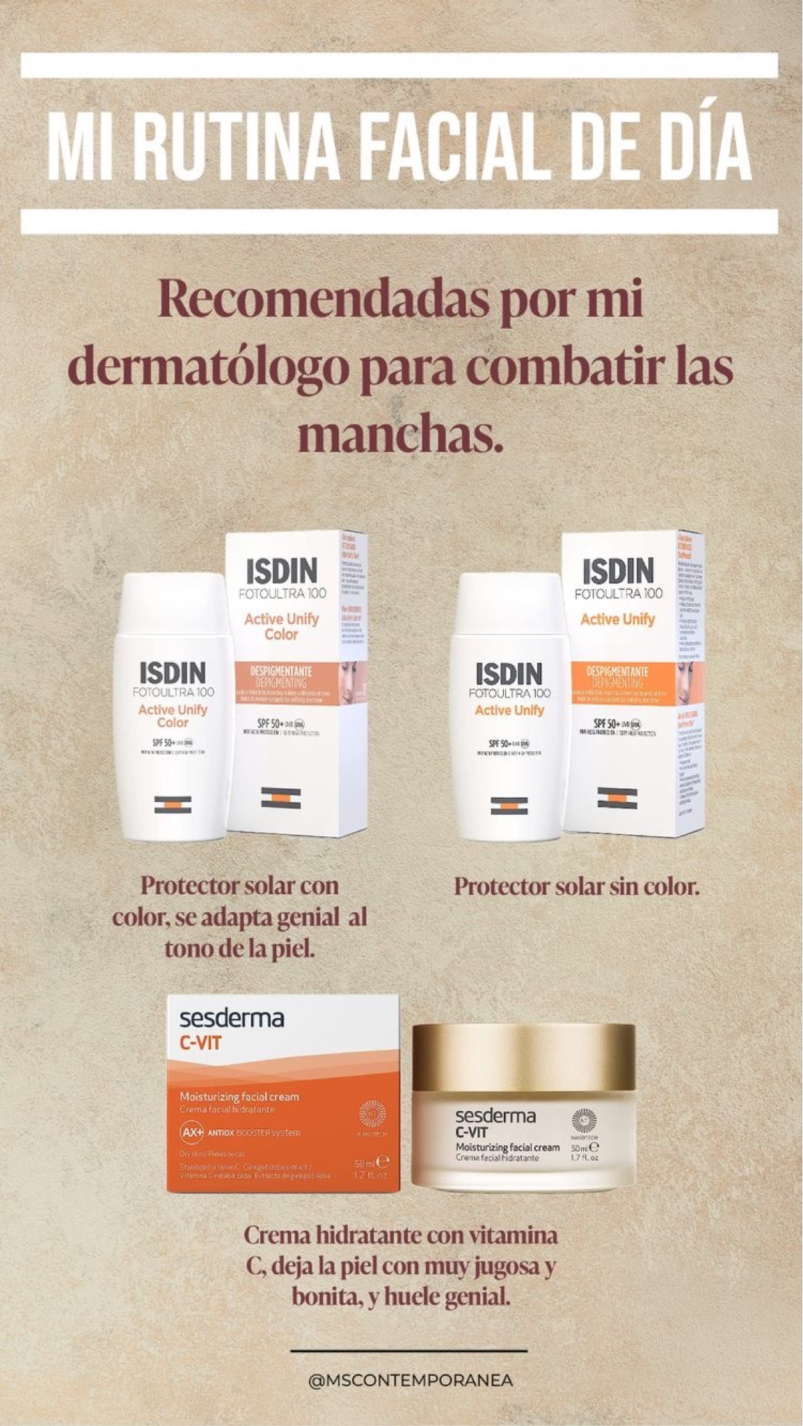 Mi rutina facial de día antimanchas 


#LTKbeauty #LTKunder50 #LTKeurope