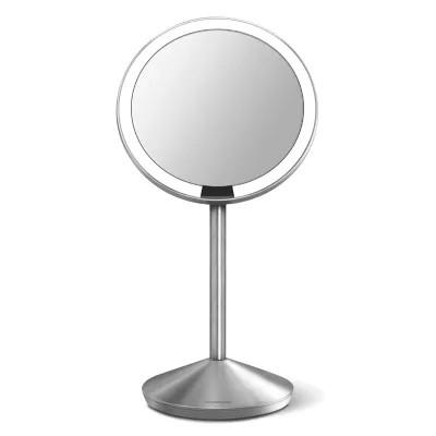 simplehuman® Mini Countertop 5-Inch Sensor Mirror in Brushed Stainless Steel | Bed Bath & Beyond