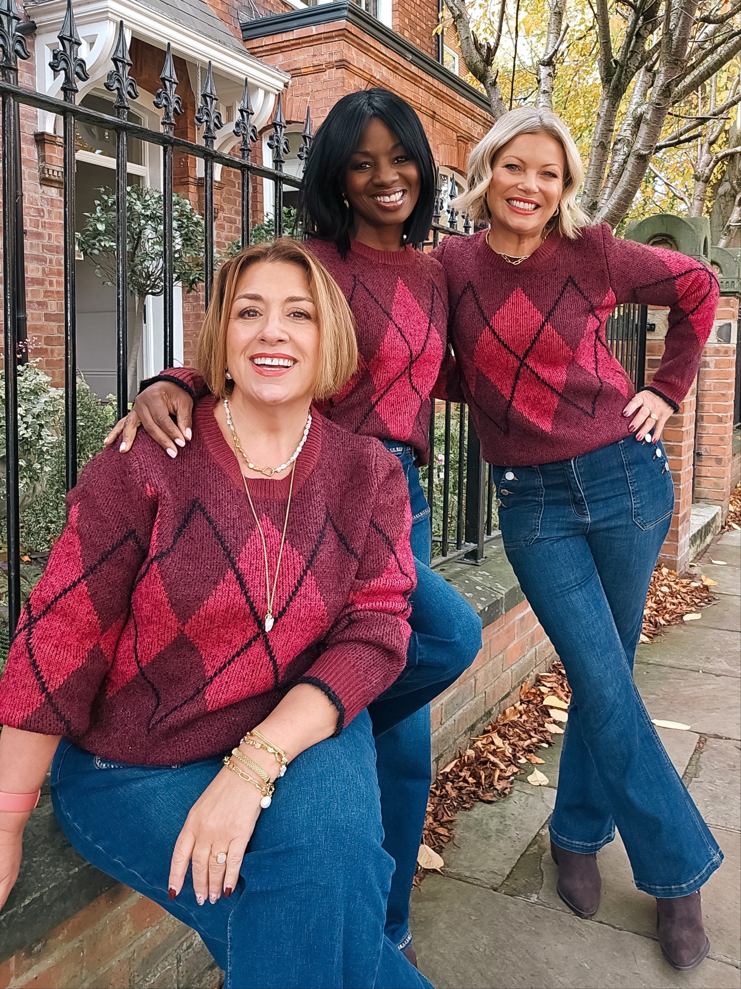 The perfect cosy knit, with the on trend colour of the season

