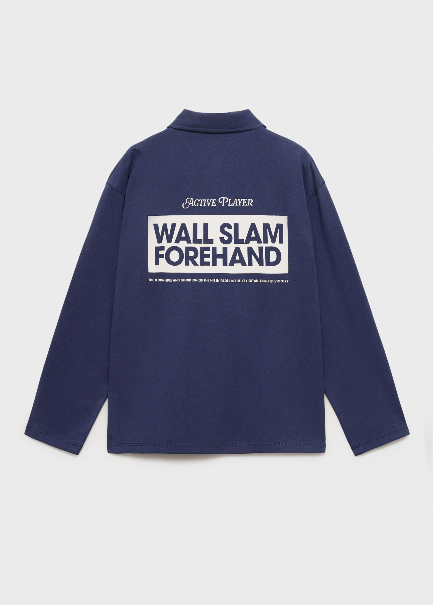 Printed polo-neck sweatshirt - Kids | MANGO USA | Mango (US/MX/AU)