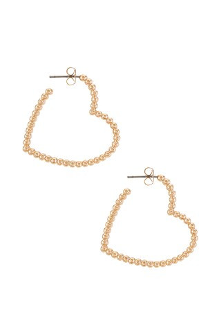 Heart Hoop Earring
                    
                    Ettika | Revolve Clothing (Global)