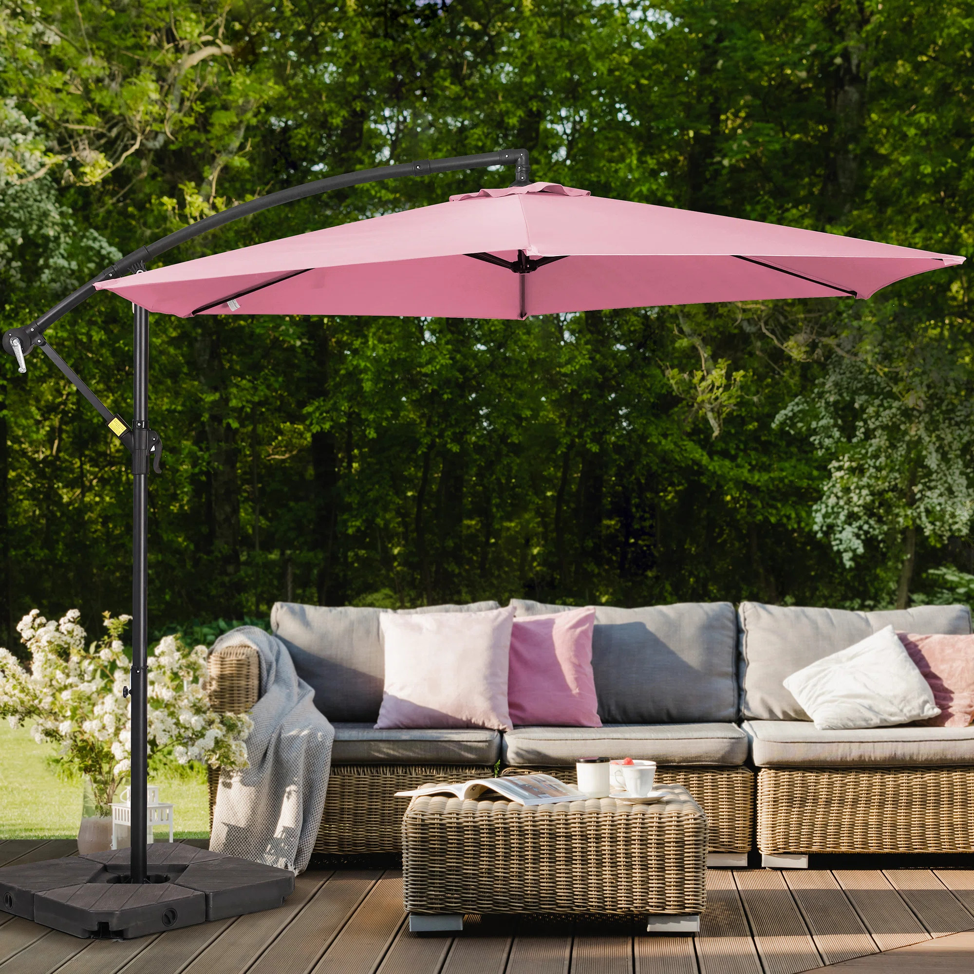 Ersheen 120'' Cantilever Umbrella | Wayfair North America