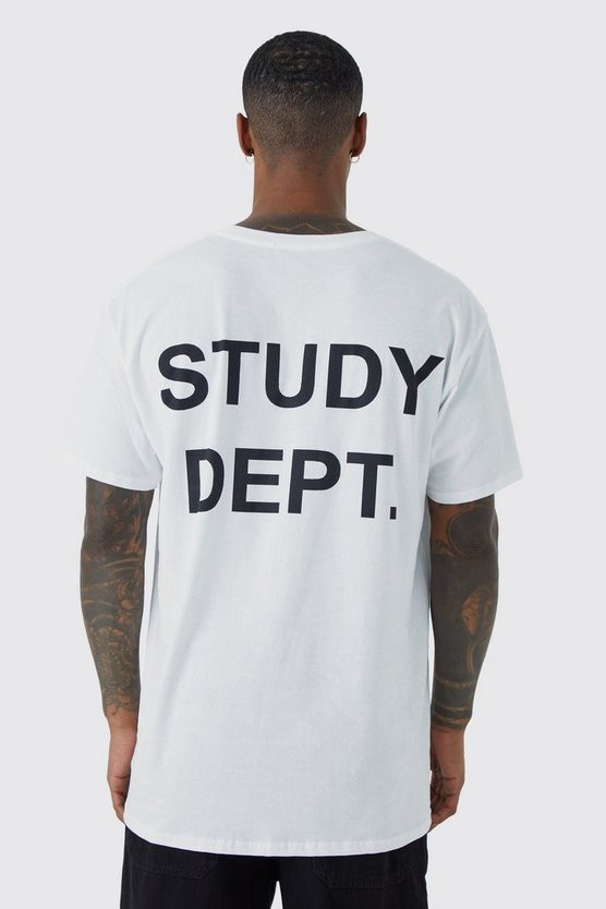 Oversized Student Slogan T-shirt | boohooMAN (DE, IE & UK)