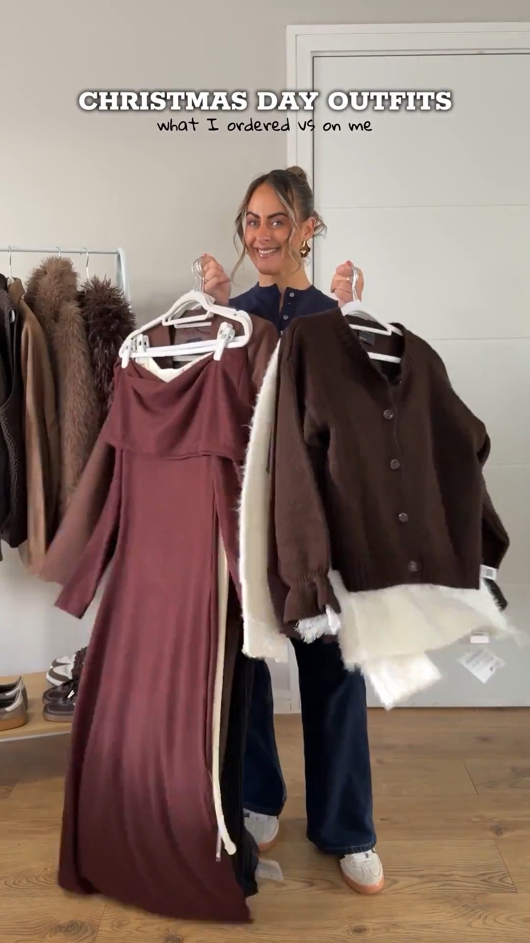 Christmas Day outfits that don’t need sparkle to stand out 🎄✨ 

I’m a UK SIZE 10, 5ft4 and I’m wearing either a SMALL or a SIZE 10 in everything!

Party wear, Christmas Day outfit, burgundy, satin skirt, chocolate brown, dresses, chic party outfits, 

#LTKfestive #LTKpartywear #LTKdatenight