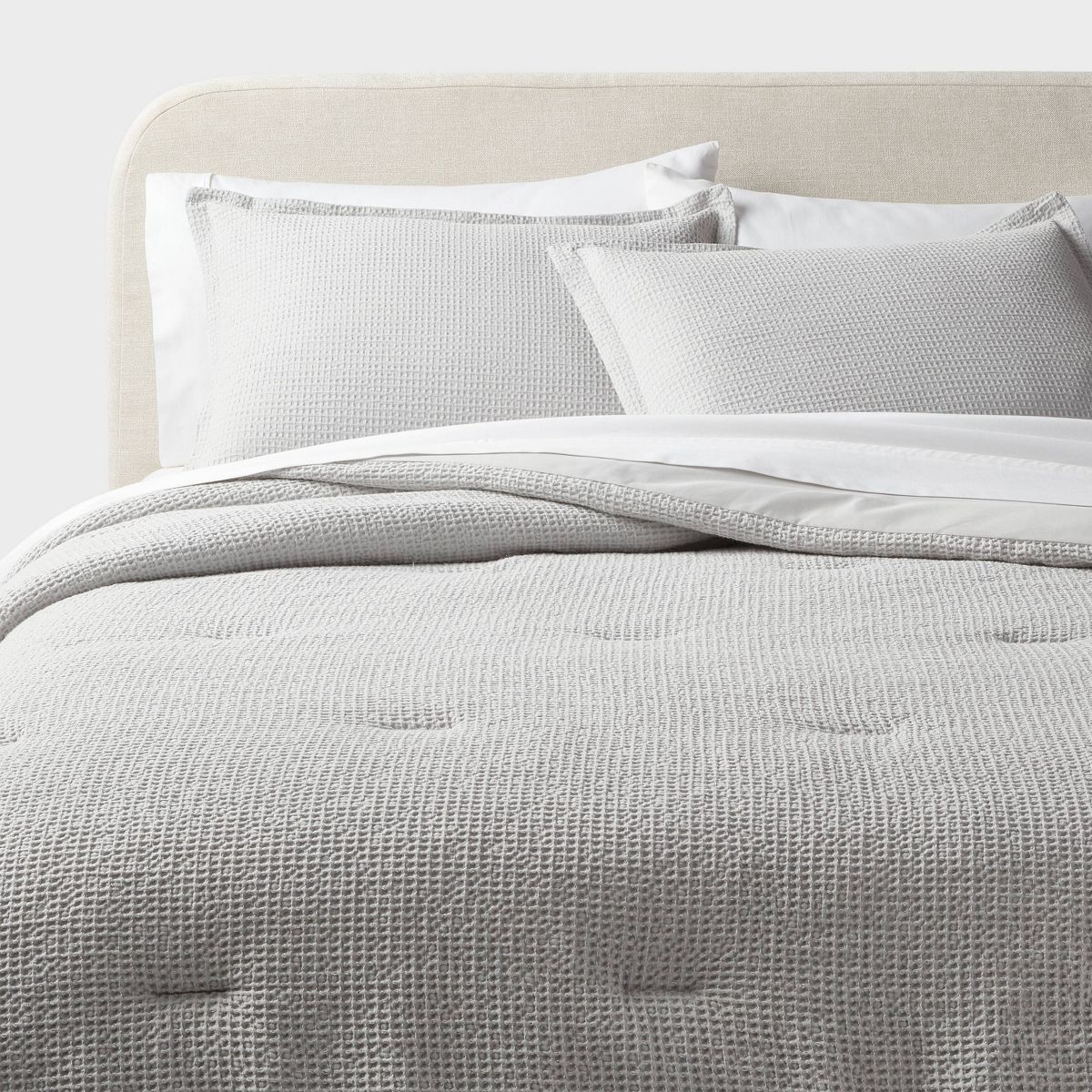 Washed Waffle Weave Comforter and Sham Set - Threshold™ | Target