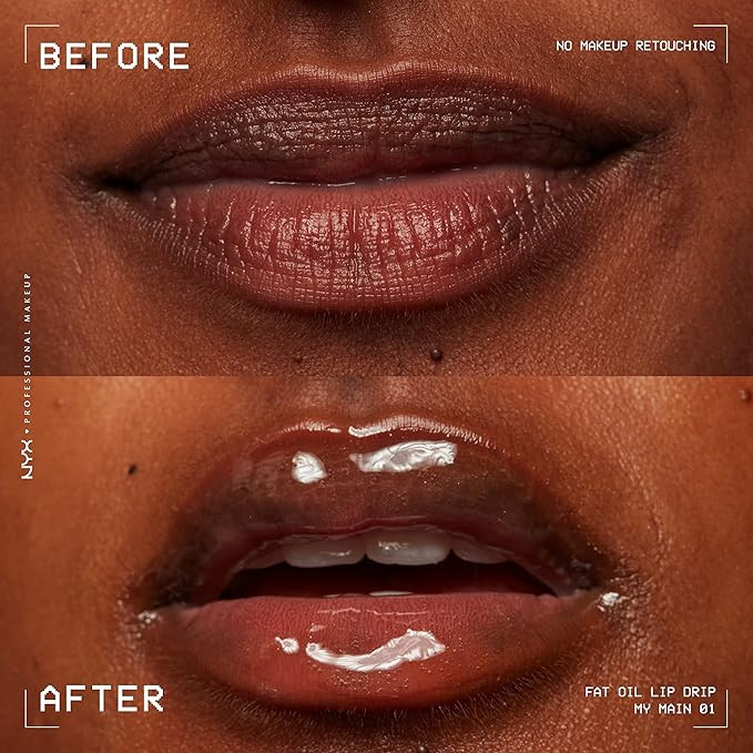 NYX PROFESSIONAL MAKEUP Fat Oil Lip Drip, Moisturizing Lip Oil Gloss, Vegan Tinted Formula, Up to... | Amazon (US)