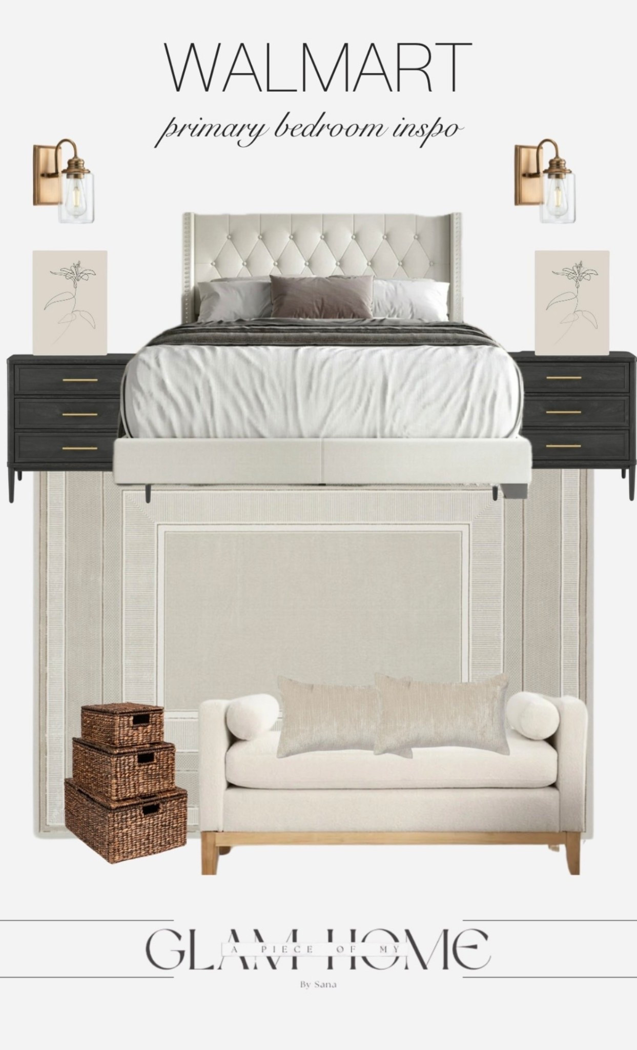 Walmart Home / bedroom inspiration : neutral decor  @walmart #walmartfinds #walmarthome 

#LTKStyleTip #LTKSaleAlert #LTKHome