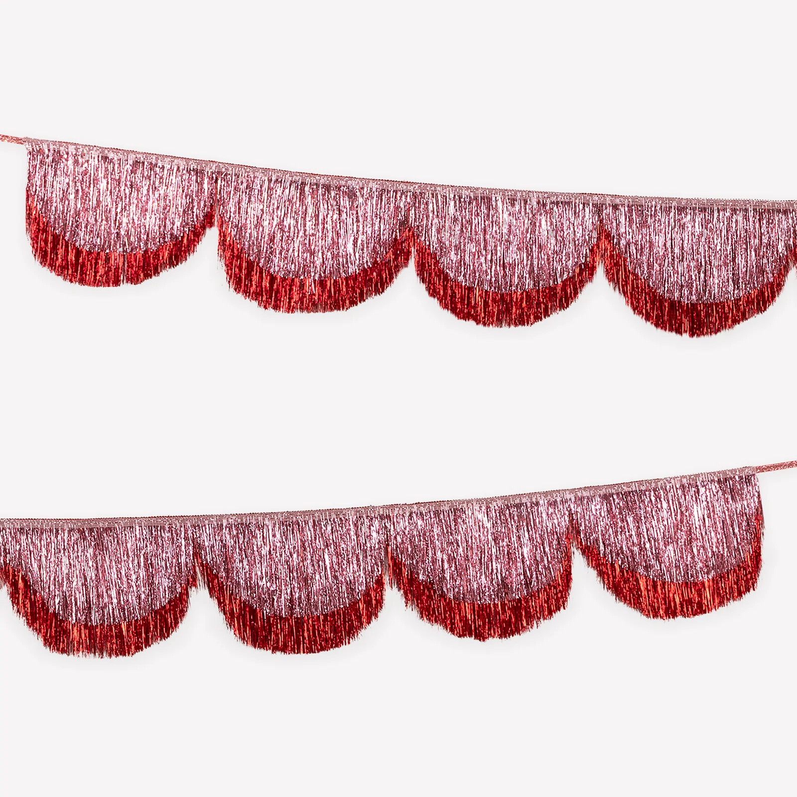 Vibrant Pink Tinsel Garland | Meri Meri