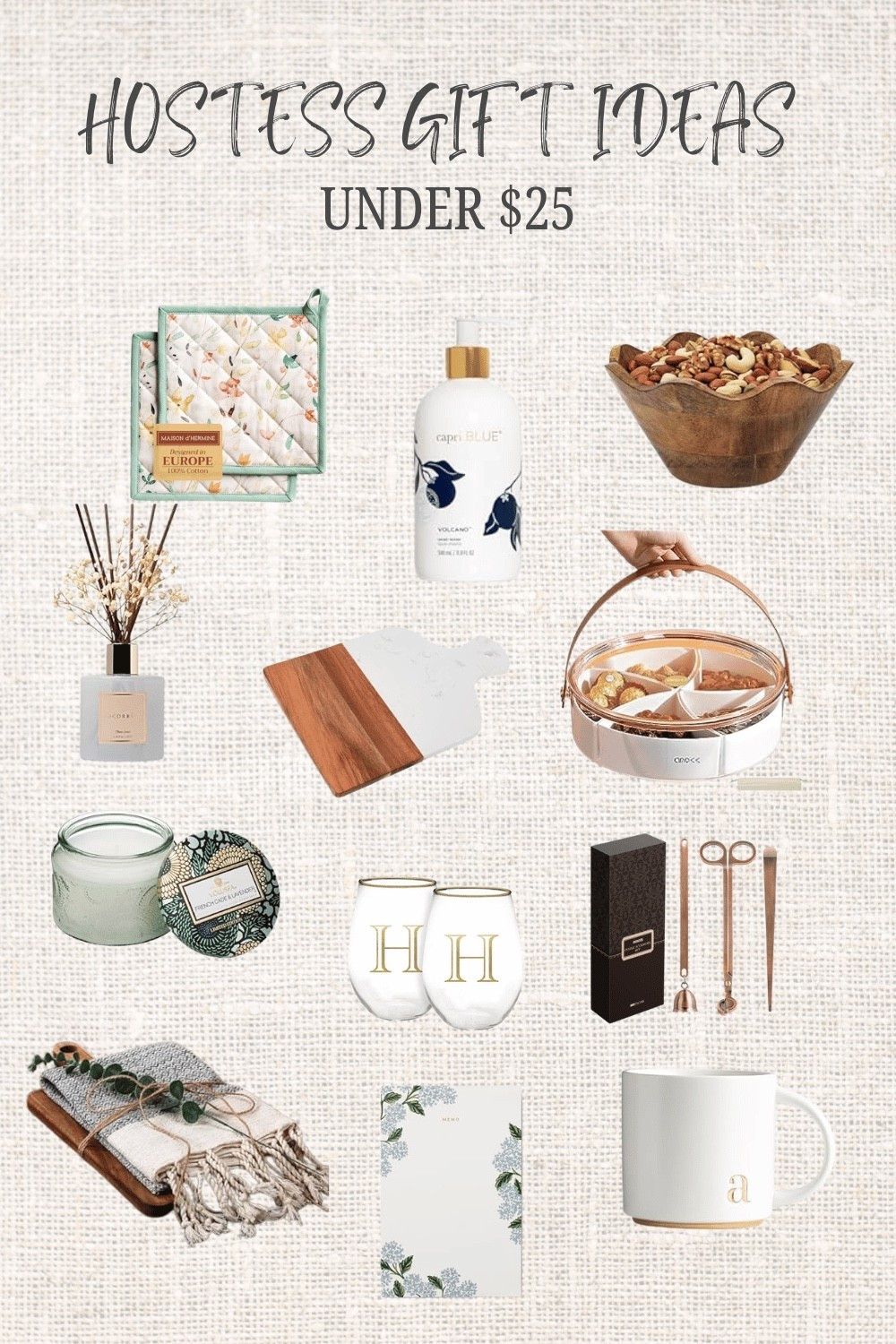 Hostess gift ideas that look thoughtful without spending a fortune 🤍
These are some of my favorite finds under $25 — perfect for dinner parties, housewarmings, or bringing a little something when someone hosts.

#ltkhome #ltkfinds #hostessgifts #giftideas #amazonfinds #hostessgiftideas #homeentertaining #giftguide