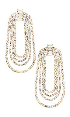 Ettika Looped Earrings in Gold from Revolve.com | Revolve Clothing (Global)