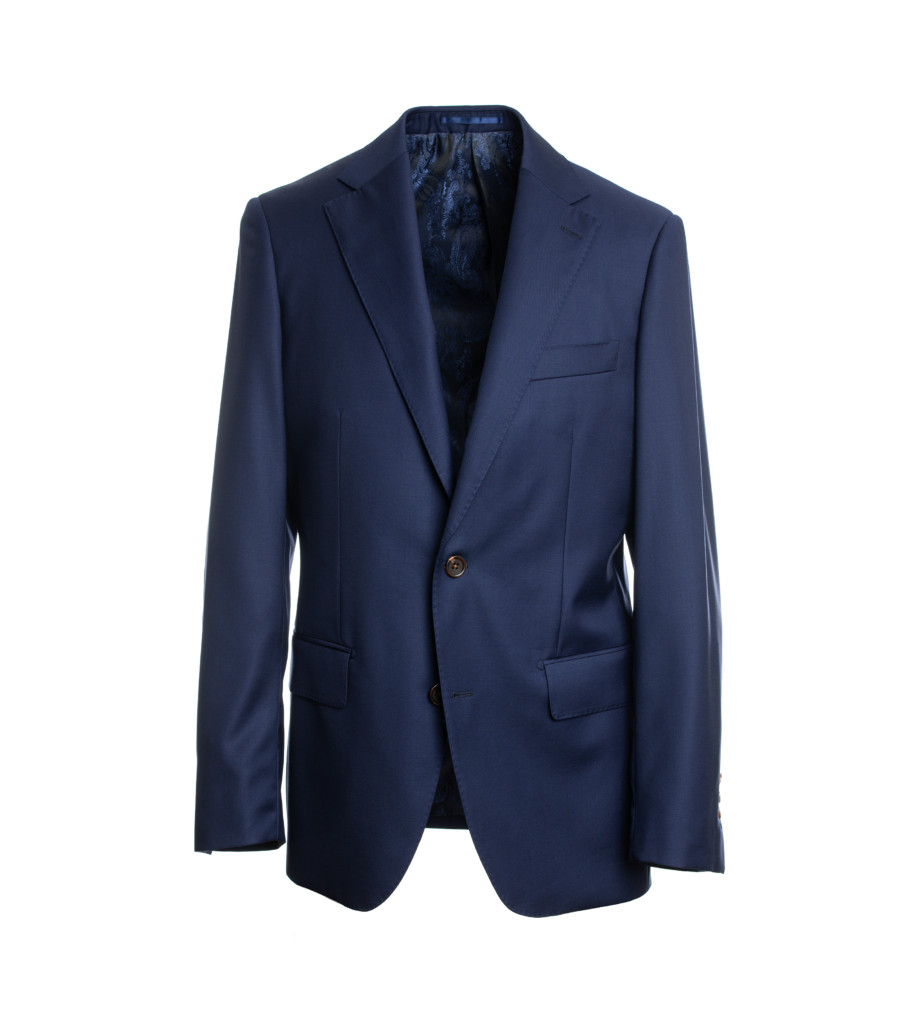 Royal Blue Twill Suit | He Spoke Style