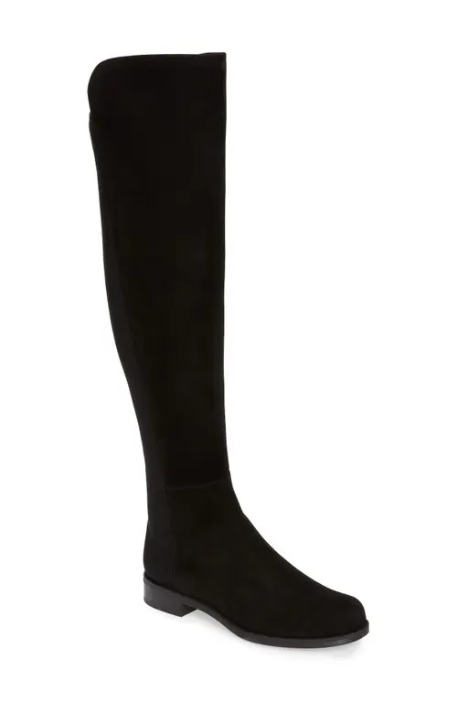 Stuart Weitzman 5050 Over the Knee Boot in Black at Nordstrom, Size 10 | Nordstrom
