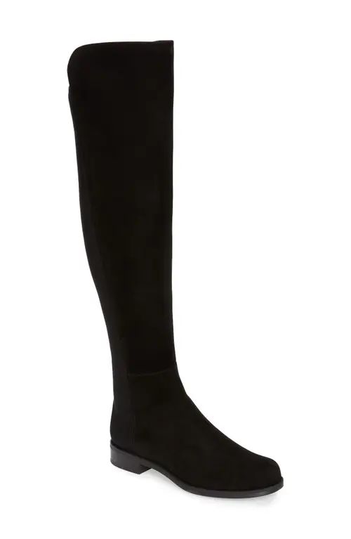 Stuart Weitzman 5050 Over the Knee Boot in Black at Nordstrom, Size 9.5 | Nordstrom