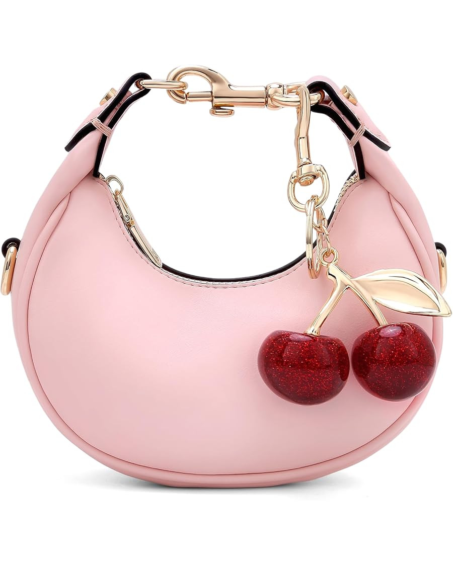 JQWSVE Small Top Handle Bags for Women Mini Purses Cute Ladies Handbags Crescent Mini Crossbody B... | Amazon (US)