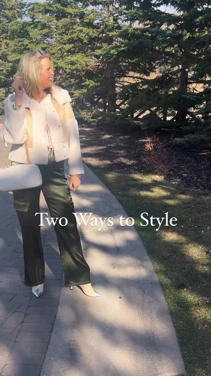 Upgrade your wardrobe with @marrakechclothing Fall 2024 New arrivals!

Styling  the Trisha Bonded distressed suede Sherpa Jacket in the color Oat & the Zendaya Stretch Viscose Satin wide leg pant in Olive.

Designed to keep you stylish and cozy this season …

Cecelia New York booties with silver cap toe tts

Caroline hill  bag
Julie cos jewelry 
Gibson look  small floral top 40% off code DARCY40 until 11/ :6

2nd look

Banana republic sweater tts
Leopard clutch Nordstrom old linked a similar Amazon find

Steve Madden chain mule old linked similar


#LTKStyleTip #LTKVideo #LTKWorkwear