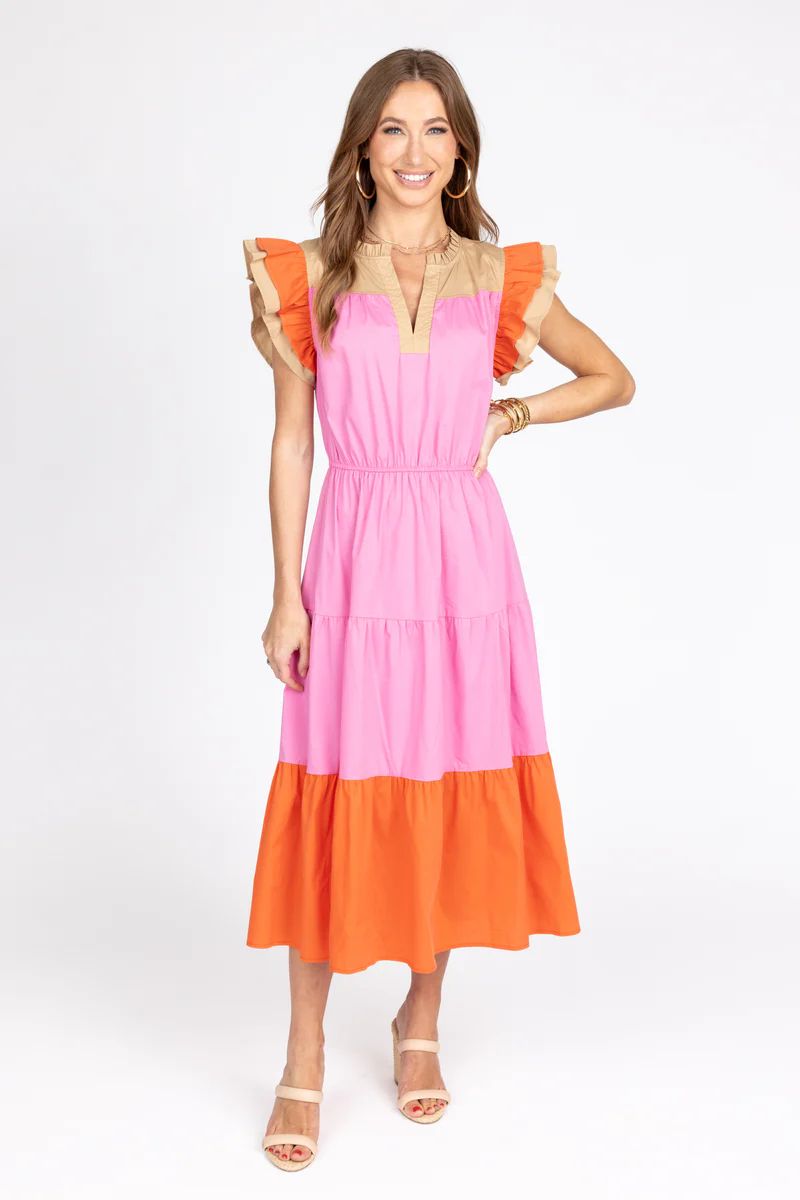 Hattie Dress- Pink | Avara