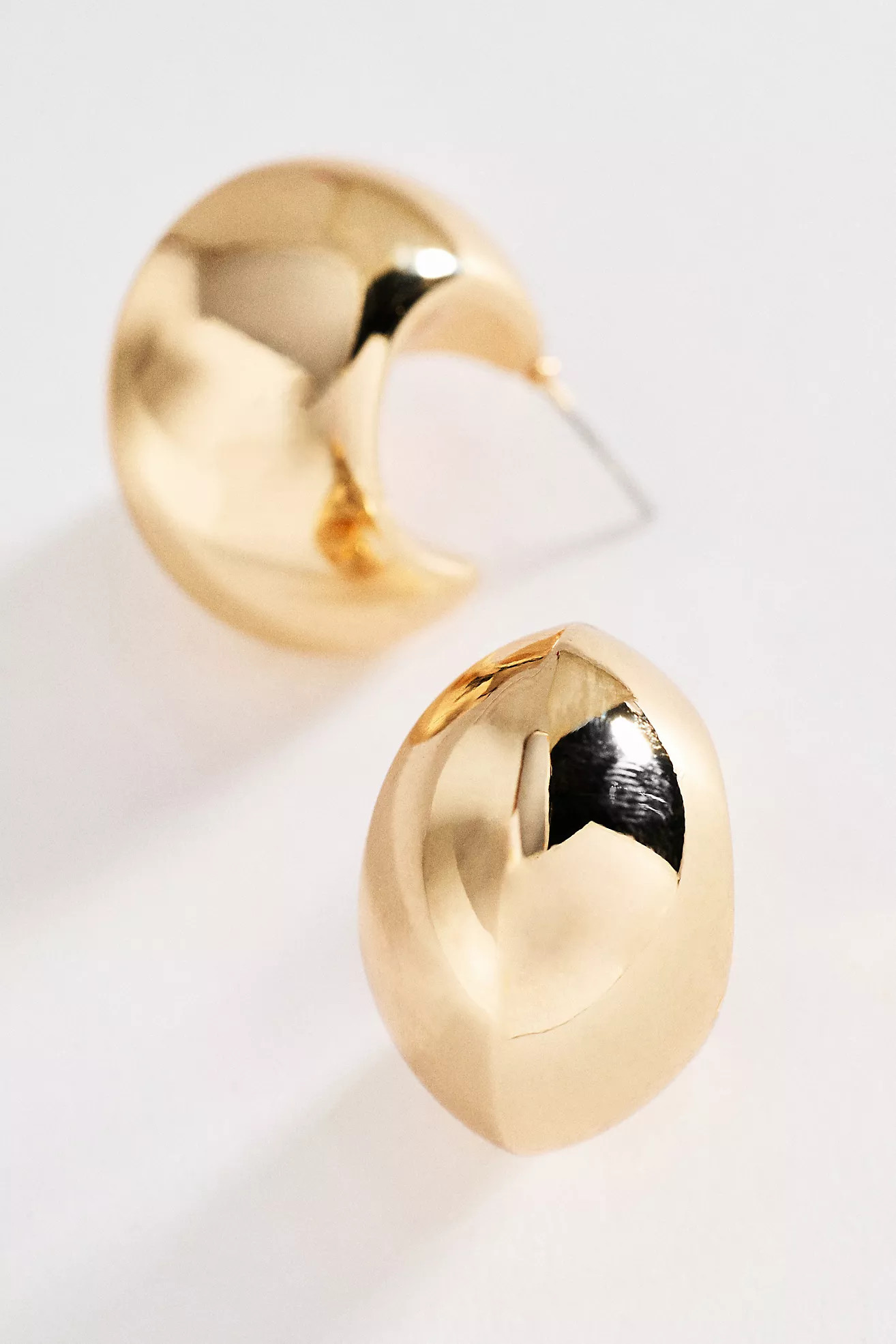 Chunky Puff Hoop Earrings | Anthropologie (US)