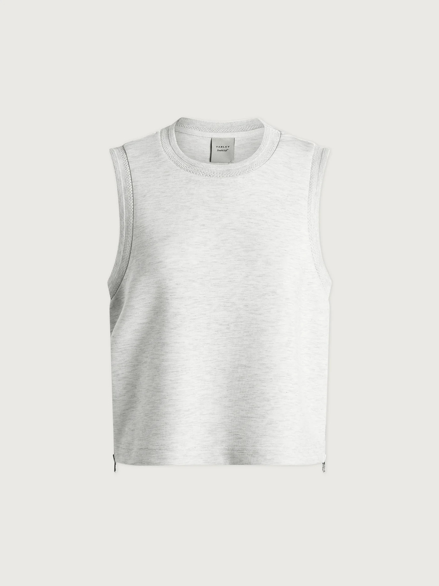 Shea Crop Tank | Varley US, Ivory Marl / XL | Varley US